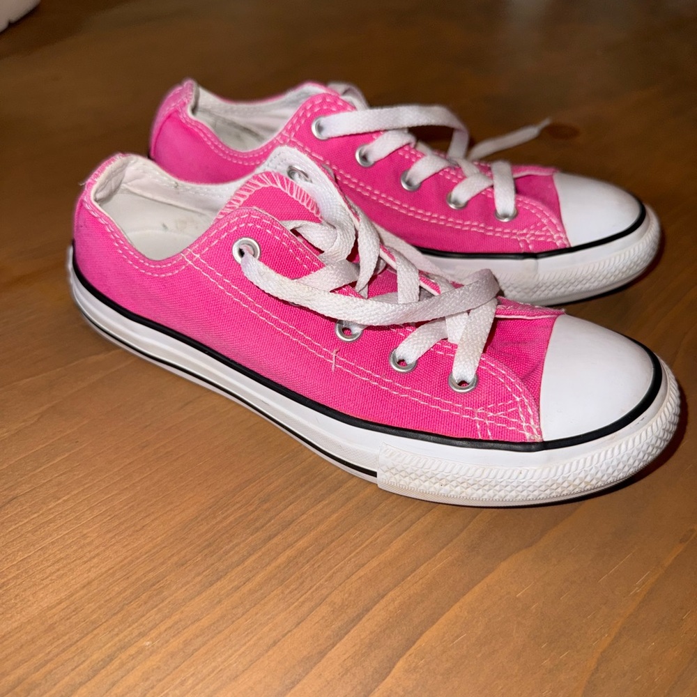 Kids Pink Converse Sneakers